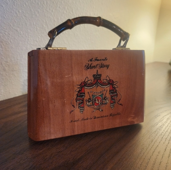 Other - 🪵 Arturo Fuente “Short Story” Wooden Cigar Box | Handmade | Dominican Republic
